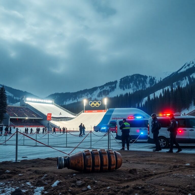 Олимпиада-2026 в Италии: у трамплина нашли гранату времён войны