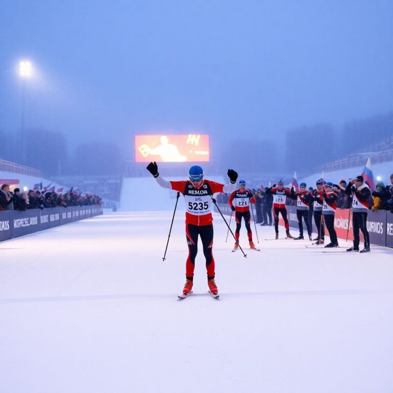 Чемпионат России по биатлону: Халили уступил Лазовскому, золото у Подмосковья